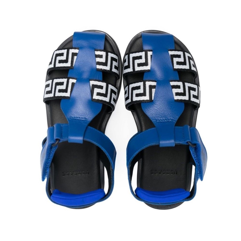 Versace Blue and black  Kids Sandals - Picture 6 of 7